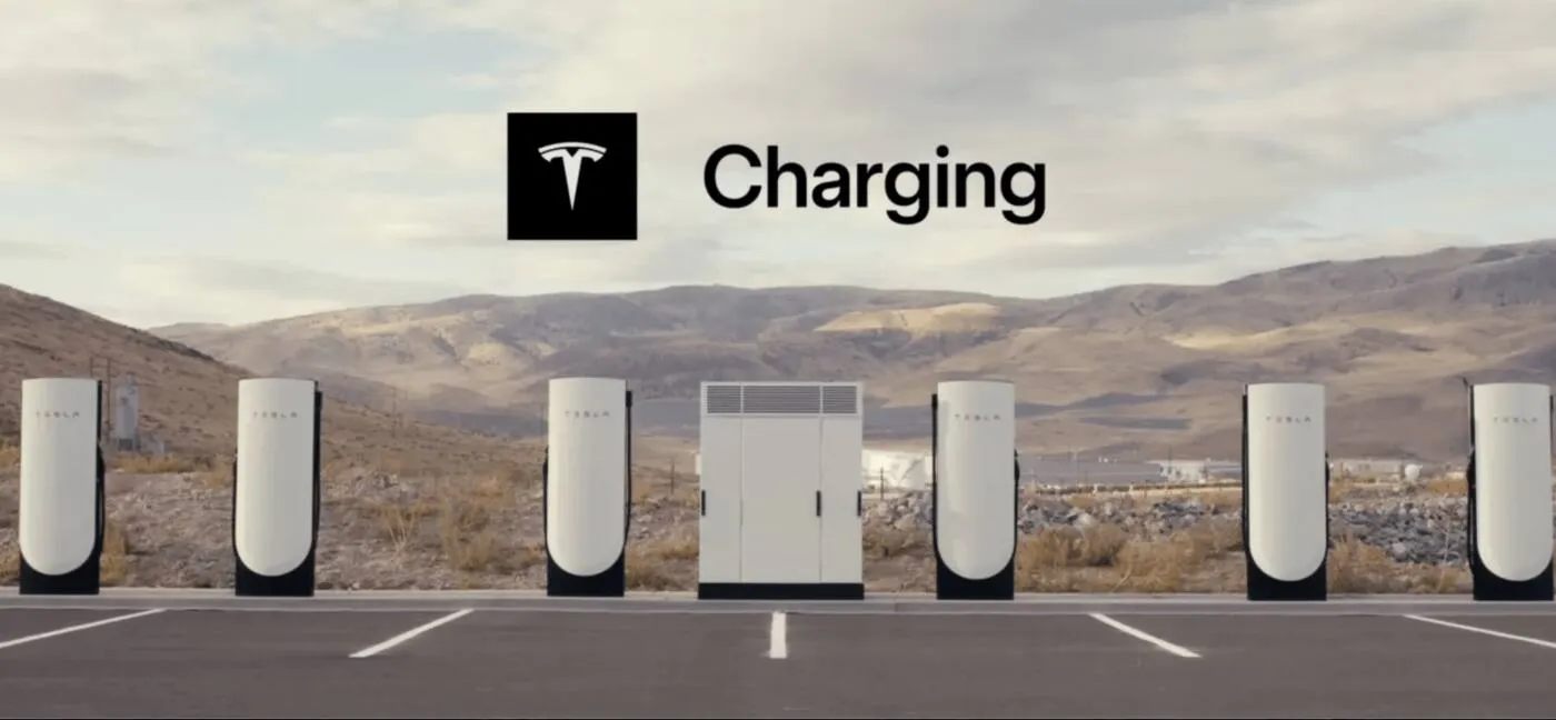 Tesla Supercharger stalls installed for a commercial property