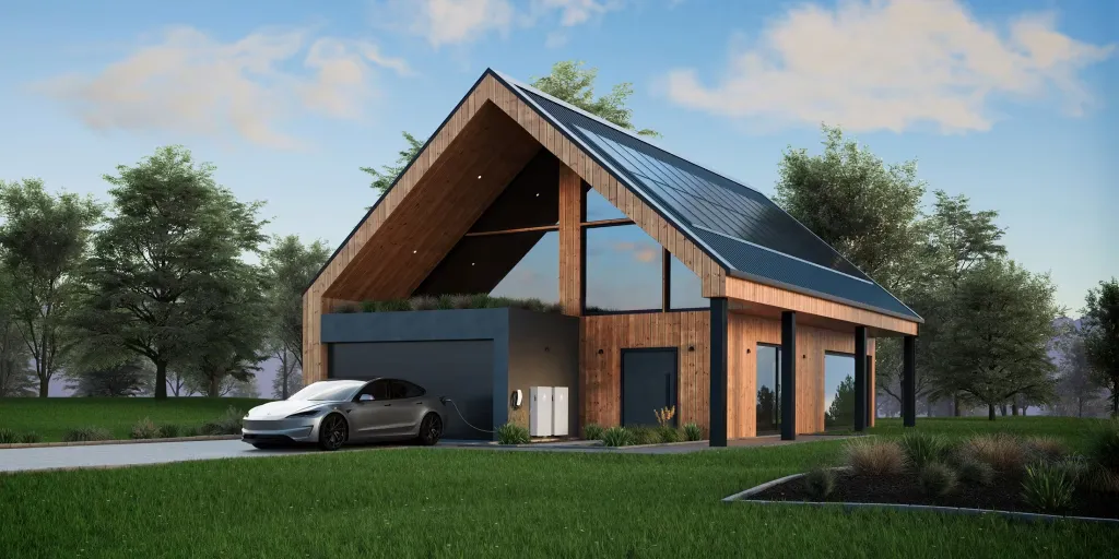 Solar savings dashboard showing reduced monthly electric bill