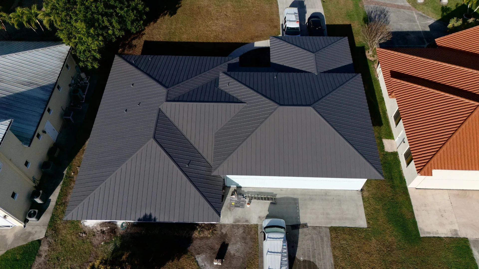 Coastal Energy solar installation crew on a Florida rooftop