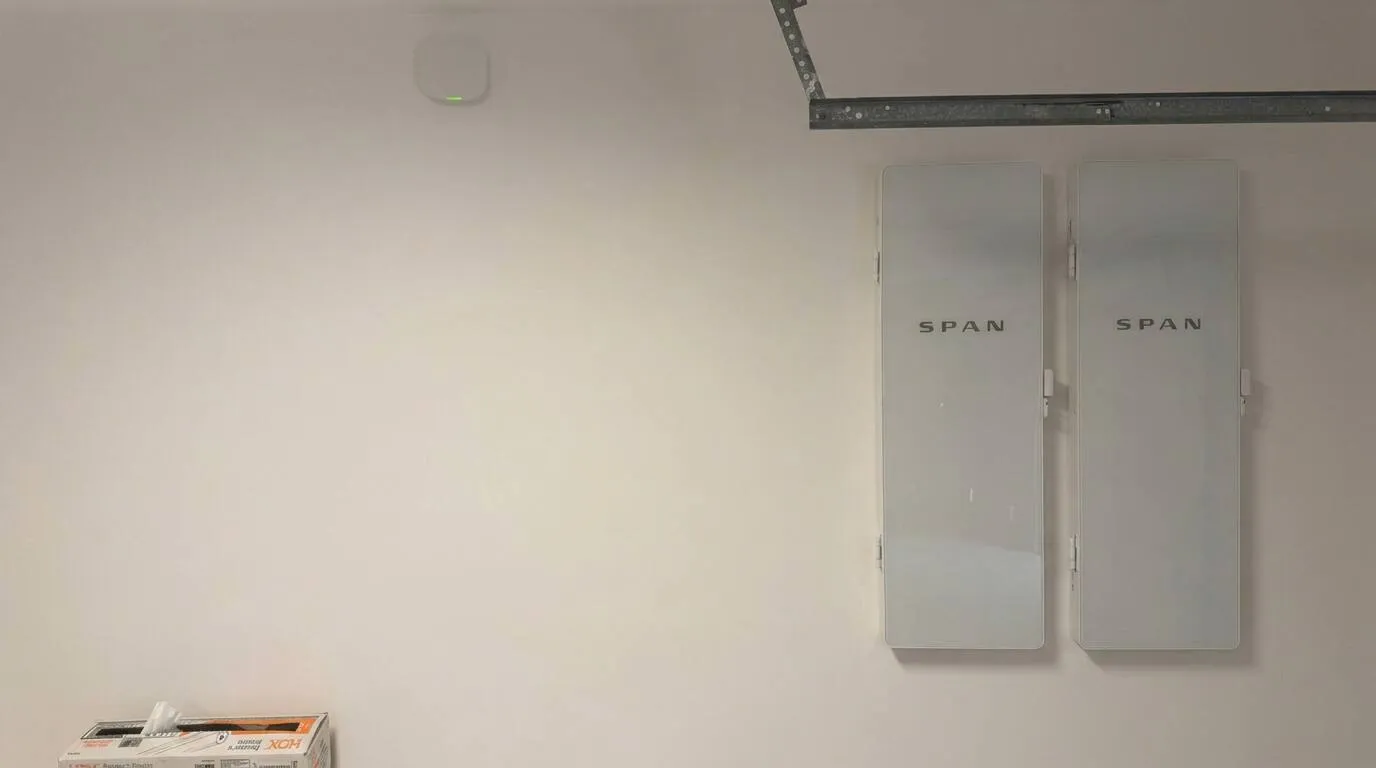 SPAN smart electrical panels installed by Coastal Energy in a Florida home